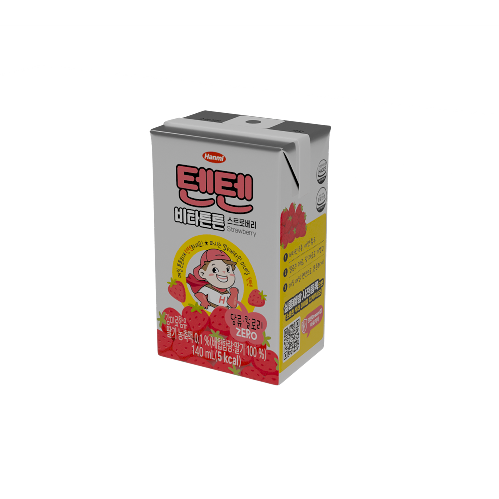 텐텐 비타튼튼 스트로베리 140ml 제품 이미지