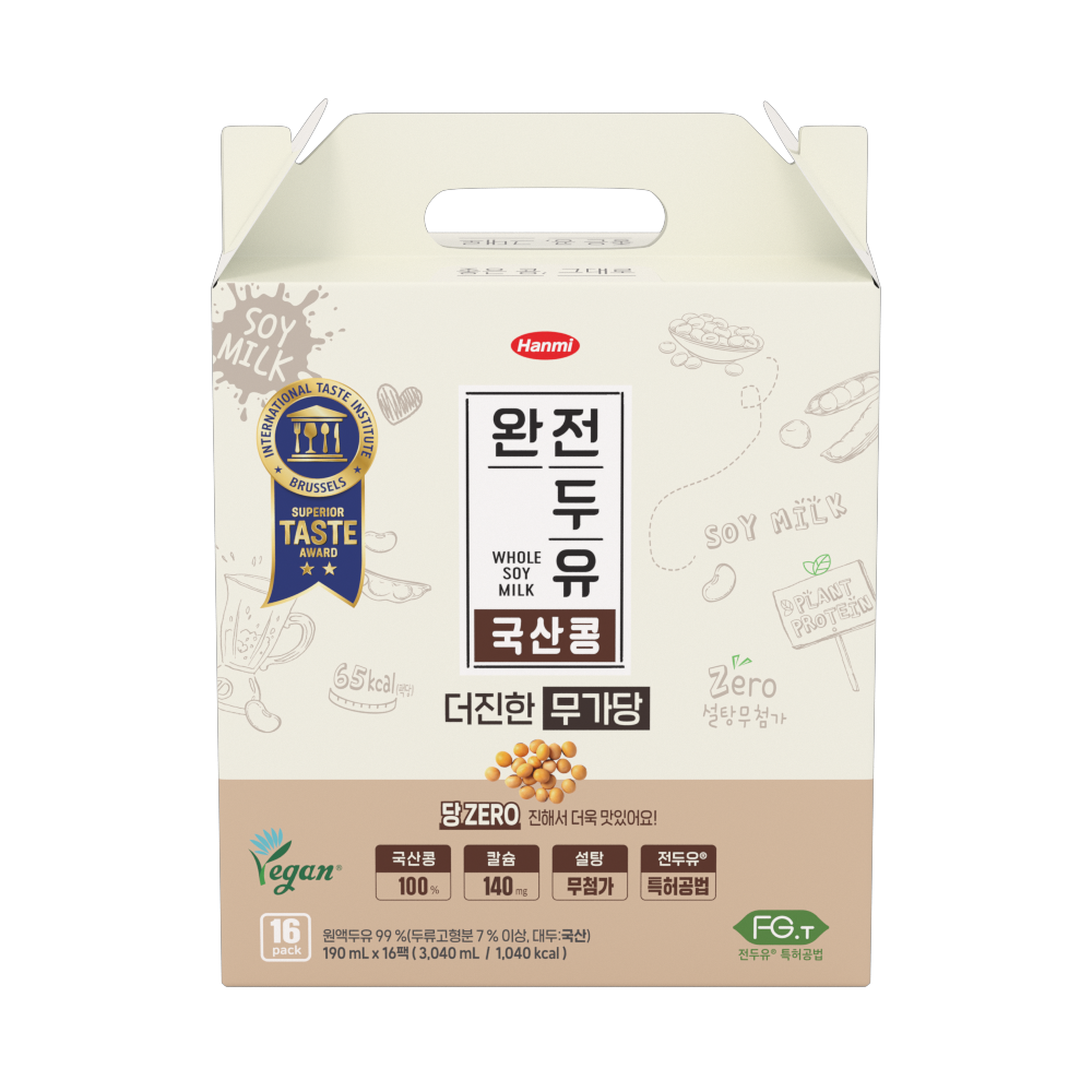 완전두유 더진한 국산콩 무가당 제품 이미지