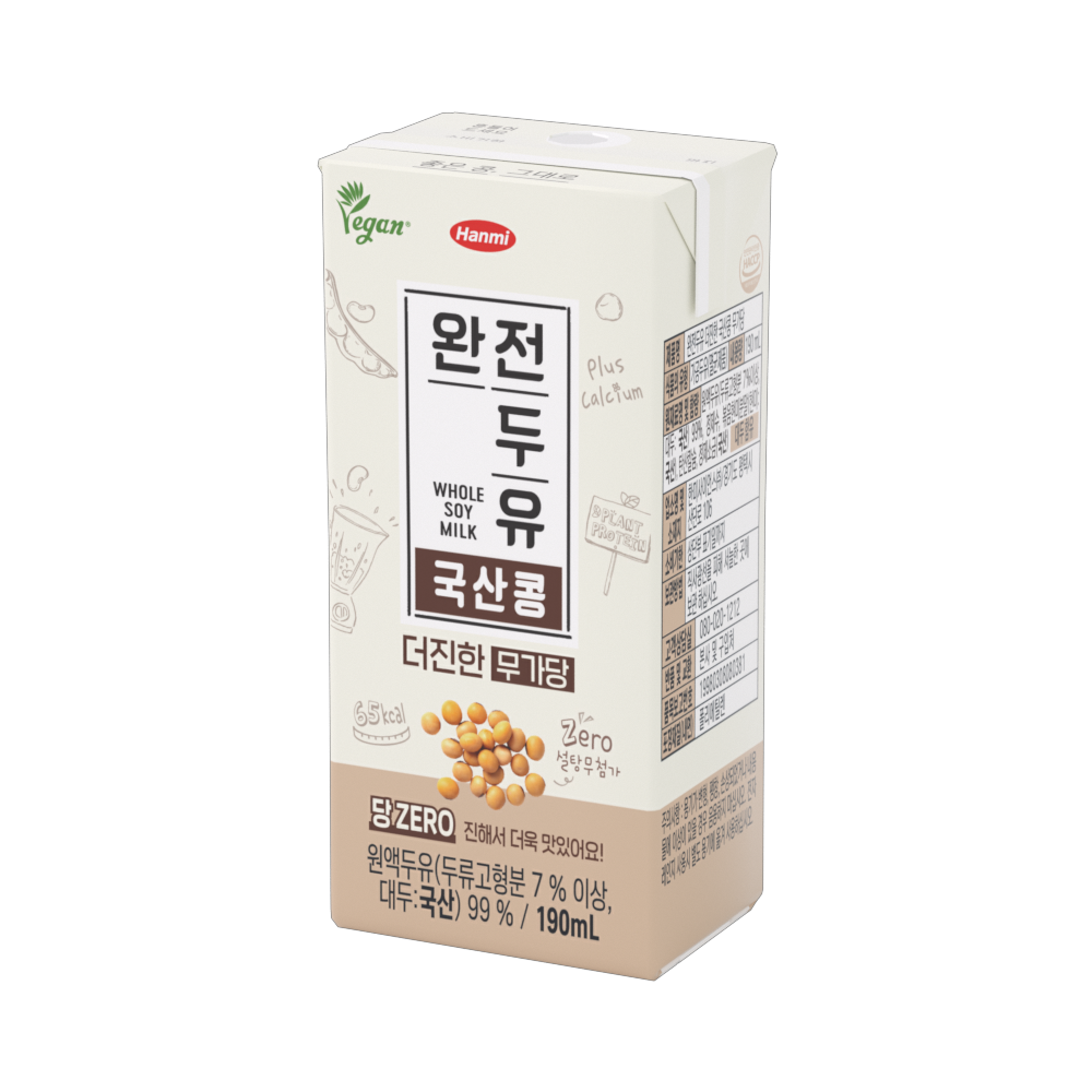 완전두유 더진한 국산콩 무가당 제품 이미지